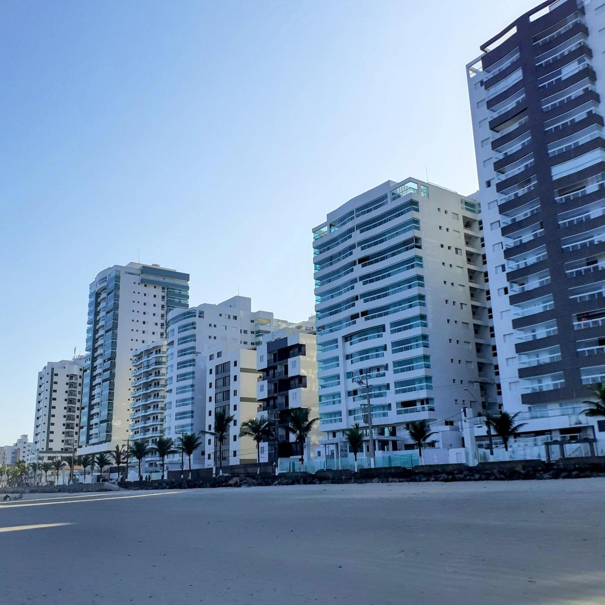 Ap Padrao Pe Na Areia Centro Top Mongaguá Exterior foto